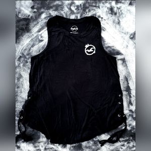 NWOT RARE Black Hollister Racer Back Tank Top SIZE S
